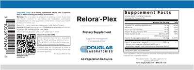 Relora-Plex label
