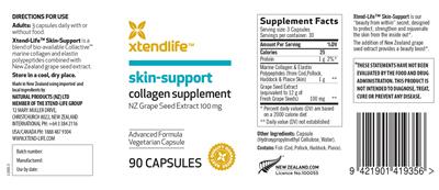Skin-Support label