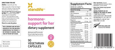 Hormone-Support for Her label