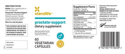 Prostate-Support label