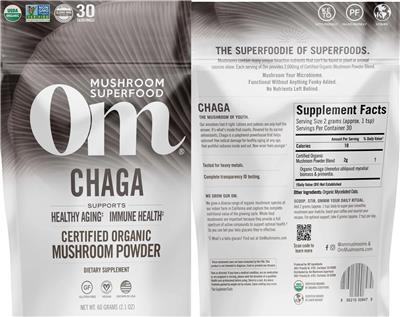 Chaga Powder label