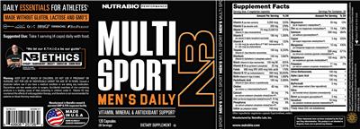 Multi Sport Men's Daily label
