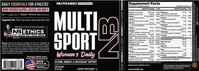 Multi Sport Women's Daily label