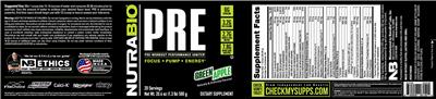 Pre Green Apple label