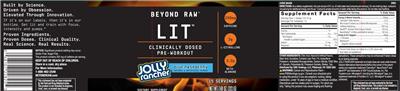LIT Jolly Rancher Blue Raspberry label