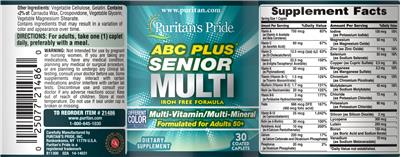 ABC Plus Senior Multi label
