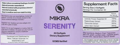 Serenity label