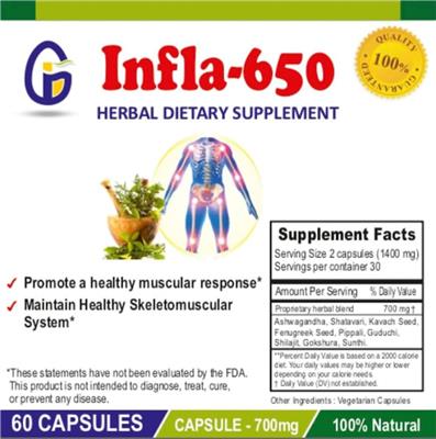 Infla-650 label