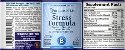 Stress Formula label