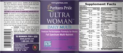Ultra Woman label