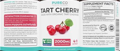 Tart Cherry label