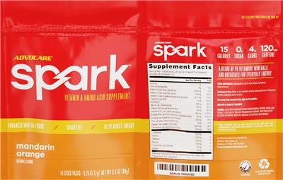 Spark Mandarin Orange label