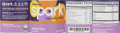 Spark Passion Fruit label