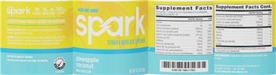 Spark Pineapple Coconut label