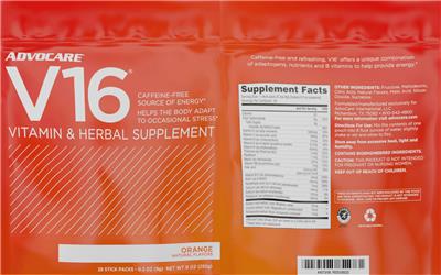 V16 Orange label