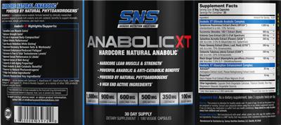 Anabolic XT label