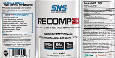 Recomp 20 label