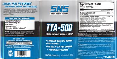 TTA-500 label