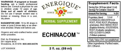 Echinacom label