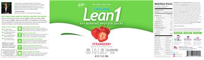 Lean1 Strawberry label