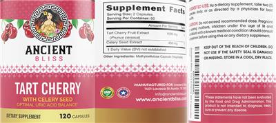 Tart Cherry label