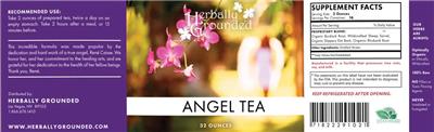 Angel Tea label