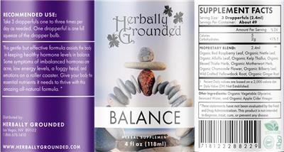 Balance label
