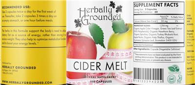 Cider Melt label