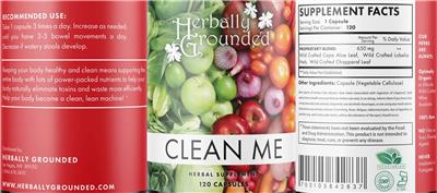 Clean Me label