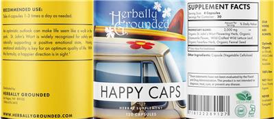 Happy Caps label