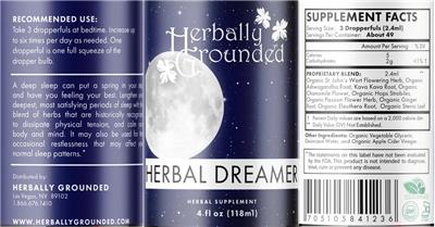 Herbal Dreamer label