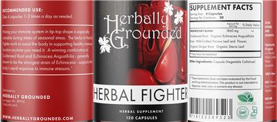 Herbal Fighter label