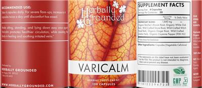 Varicalm label