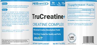 TruCreatine+ label