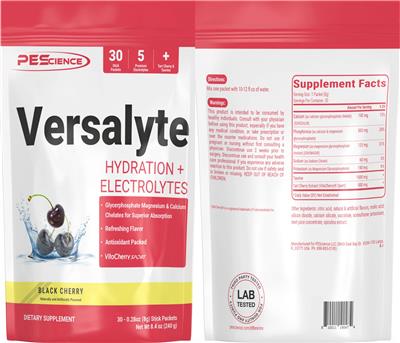Versalyte Black Cherry label