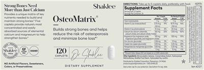 OsteoMatrix label