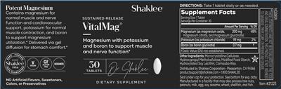 Sustained Release VitalMag label
