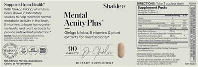 Mental Acuity Plus label
