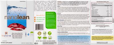 NanoLean Natural Berry label