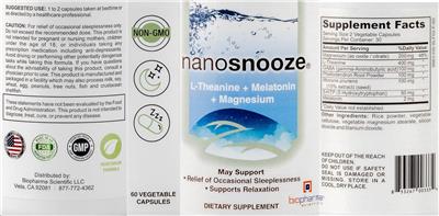 NanoSnooze label