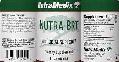Nutra-BRT label