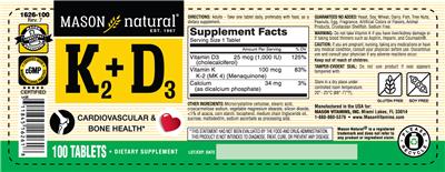 K2 + D3 label