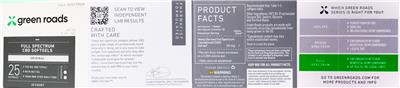 Full Spectrum CBD Softgels Original label