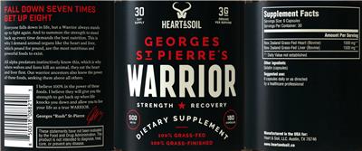 Georges St Pierre's Warrior label