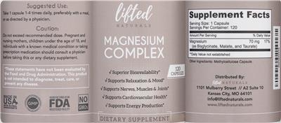 Magnesium Complex label
