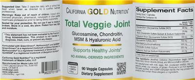 Total Veggie Joint label