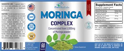 Moringa Complex label