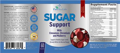 Sugar Support label