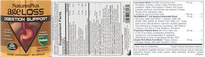 Digestion Support label