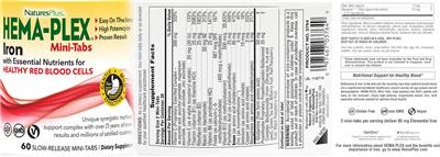 Hema-Plex Mini-Tabs label